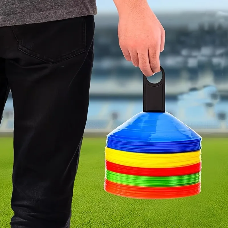 厚みのある耐摩耗性サインディスクトレーニング補助器具障害物丸口障害物サインサッカー用品