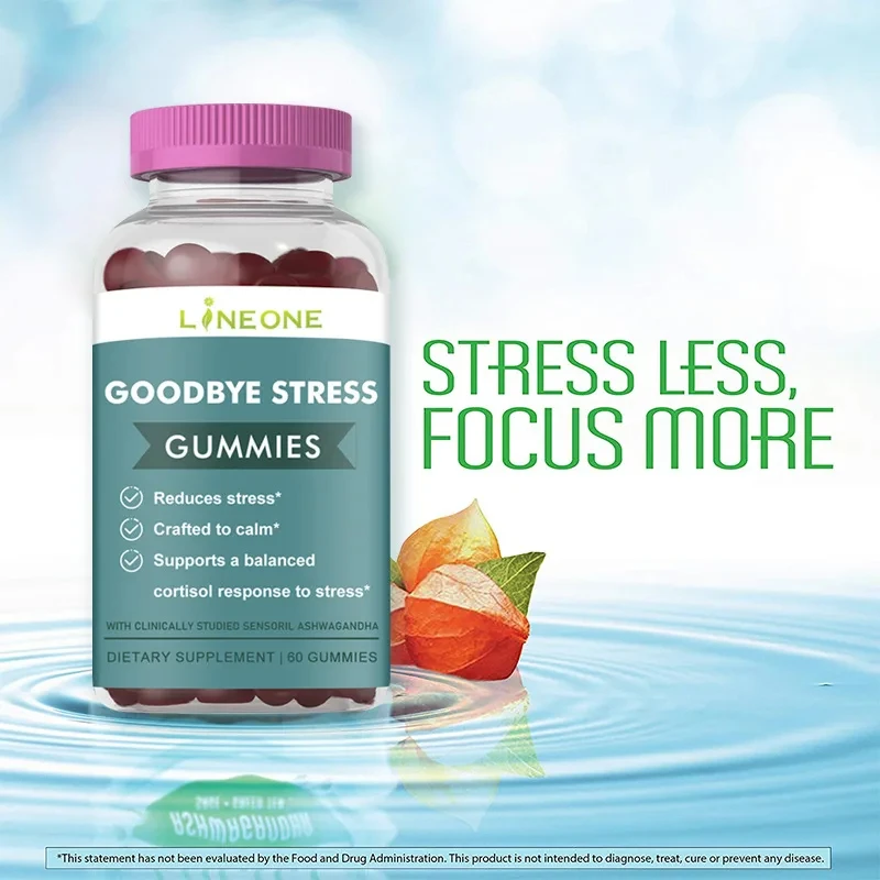 

Ashwagandha Gummies with Maca Root and L-theanine Helps Ease the Effects of Occasional Stress Non-GMO and Gluten Free