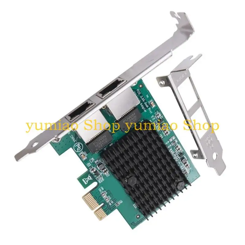 587B PCIE to 2.5Gbps Networking Card Electric Port Computer Game Ethernet 25000Mbps