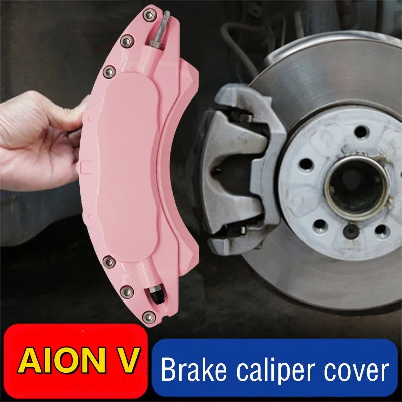 For AION V Car Brake Caliper Cover Aluminum Alloy Metal Kit Fit 520 620 650 750 Plus 70 80 2024