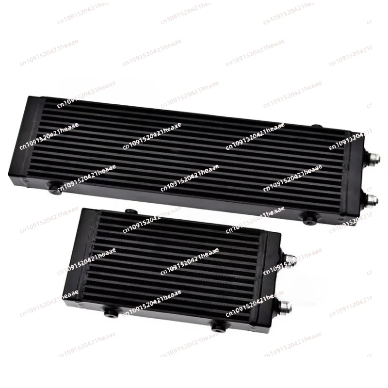 Suitable for    AN10 Side Outlet Universal Small Medium Large Oil Radiator Bar and Plate Single Cross Flow Oil Cooler Core