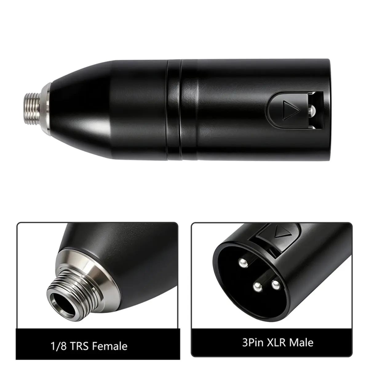 618 Mega Sale 3Pin XLR Male to 3.5mm Female Balanced Audio Adapter Microphone Connector for Headphone Camcorder Mixer
