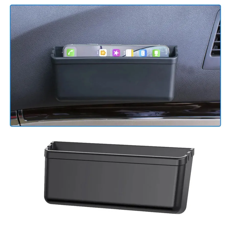 

Auto Interior Accessories Square Storage Bucket Black Car Garbage Storage Box Car Trash Can Box Automobiles Universal Parts