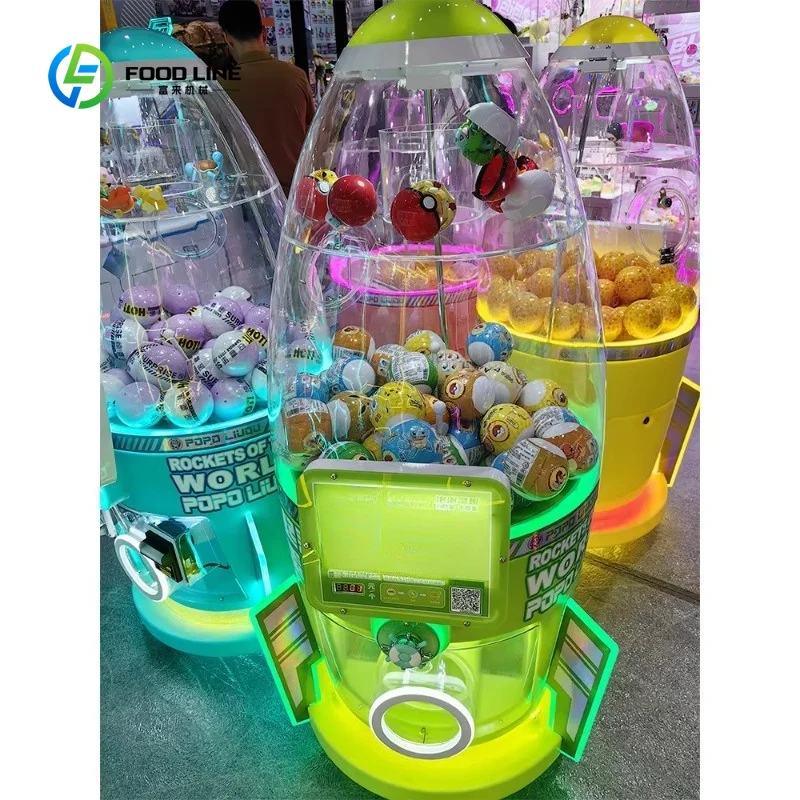 Customized Wholesale New Design Colorful Kids Ball Capsules Vending Machine Tansparents Egg Twisting Machine