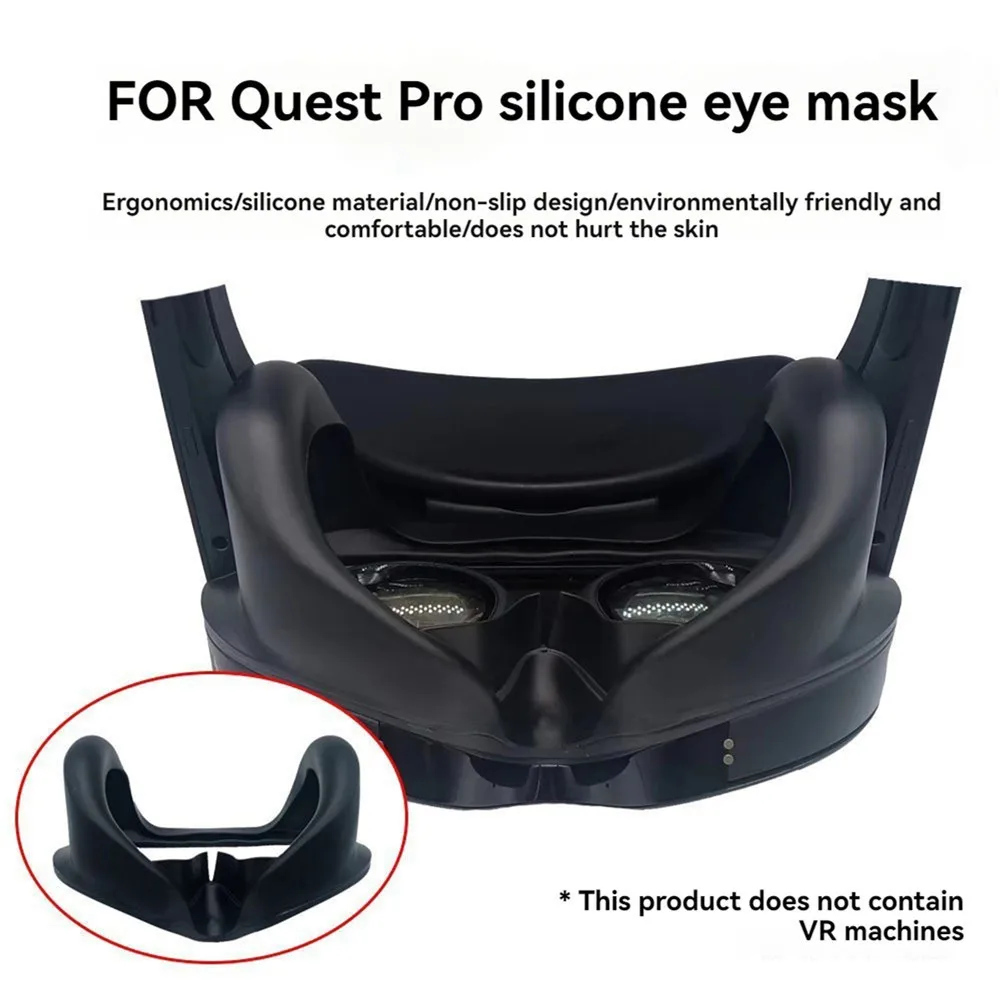 Eye Mask for mate quest pro Full Blackout Silicone Eye Mask with Magnetic Attachment VR Glasses Accessories