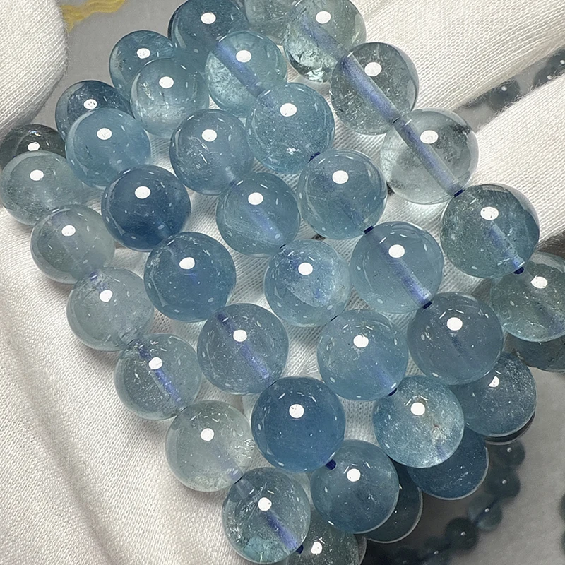 Meihan оптовая продажа AAA синий топаз гладкие круглые свободные бусины браслет камень для изготовления ювелирных изделий дизайн подарок Meihan оптовая продажа AAA синий топаз гладкие круглые свободные бусины браслет камень для изготовления ювелирных изделий дизайн подарок