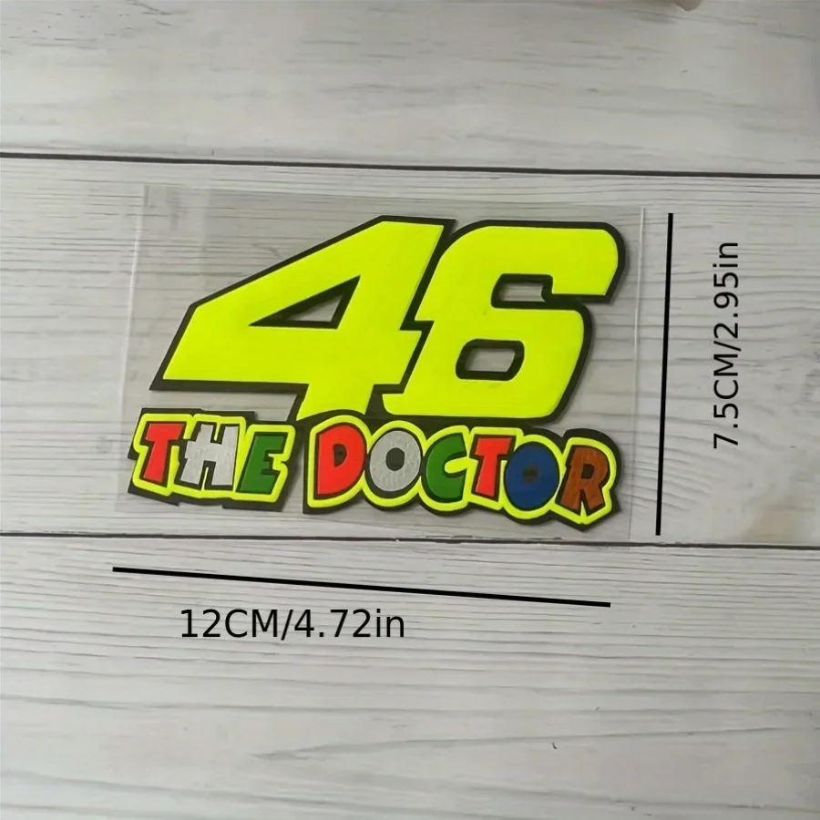 1PC Rossi 46/94 e "THE DONKEY" Adesivi per moto - Racing - Decalcomanie a tema per la decorazione della bici