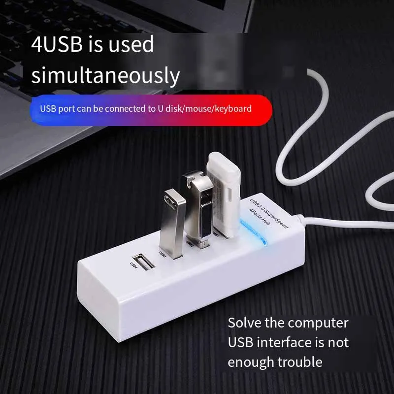 USB 3.0 HUB Adapter 4 Port Multi USB 3.0 2.0 HUB High Speed USB Hub Splitter For Mac Lenovo Xiaomi PC Tablet Huawei Accessories