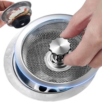 Stainless Steel Kitchen Sink Filter Mesh Sink Sewer Strainers Bathroom Floor Drains Catcher Waste Drain Hole Filter