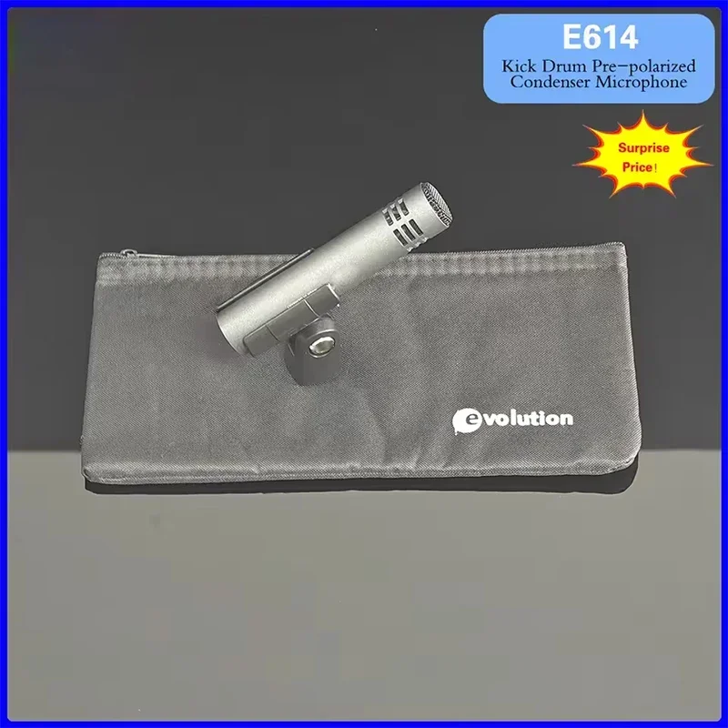 

Hot Sales E614 Hypercardioid Instrument Condenser Microphone Evolution 600 Series for Woodwind Instruments String Instruments