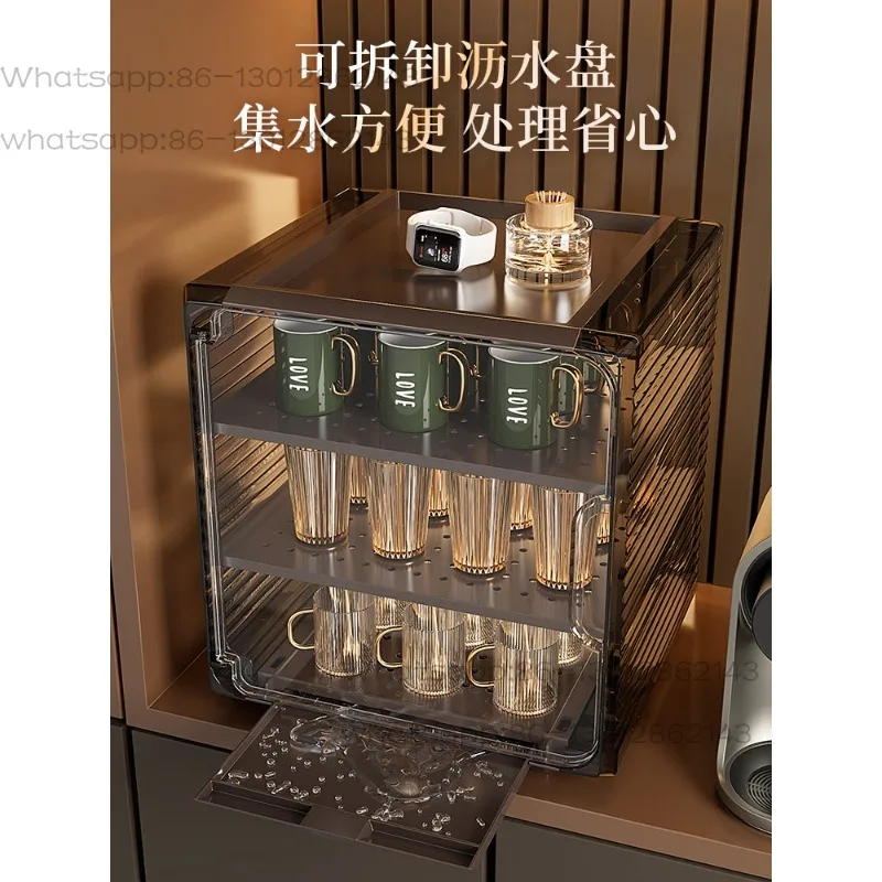 Dust-proof cup holder storage rack cup artifact storage box