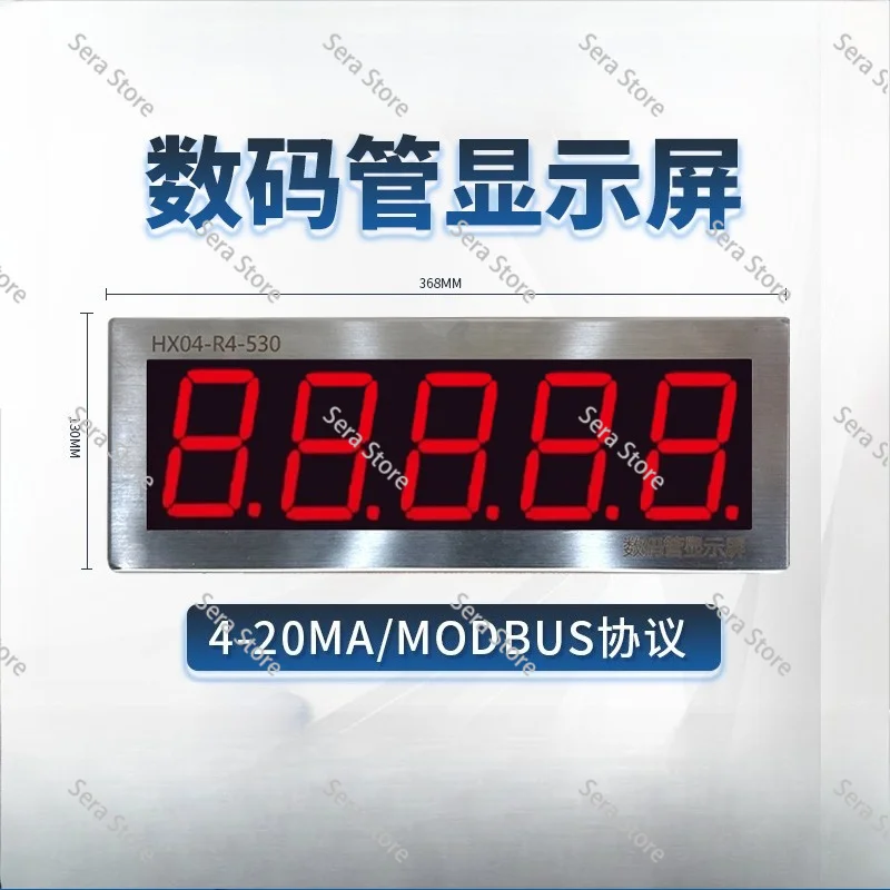 Digital Panel Meter 4 20mA 0 10V RS485 Modbus 4 5 Digit 2.3 3 Inch LED Display for Industrial PLC