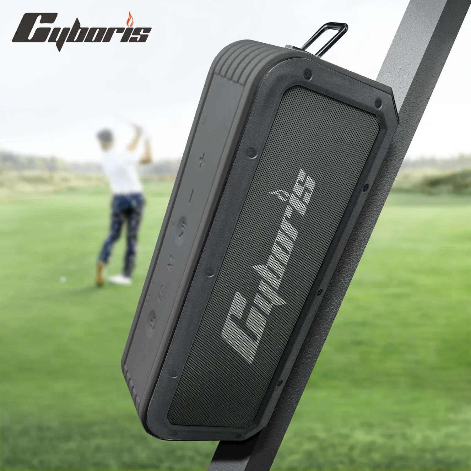 

Cyboris X3S Golf IPX7 Outdoor Bluetooth Speakers Subwoofer Super Bass Stereo Loud speaker TF FM Radio Aux Boombox Music Player