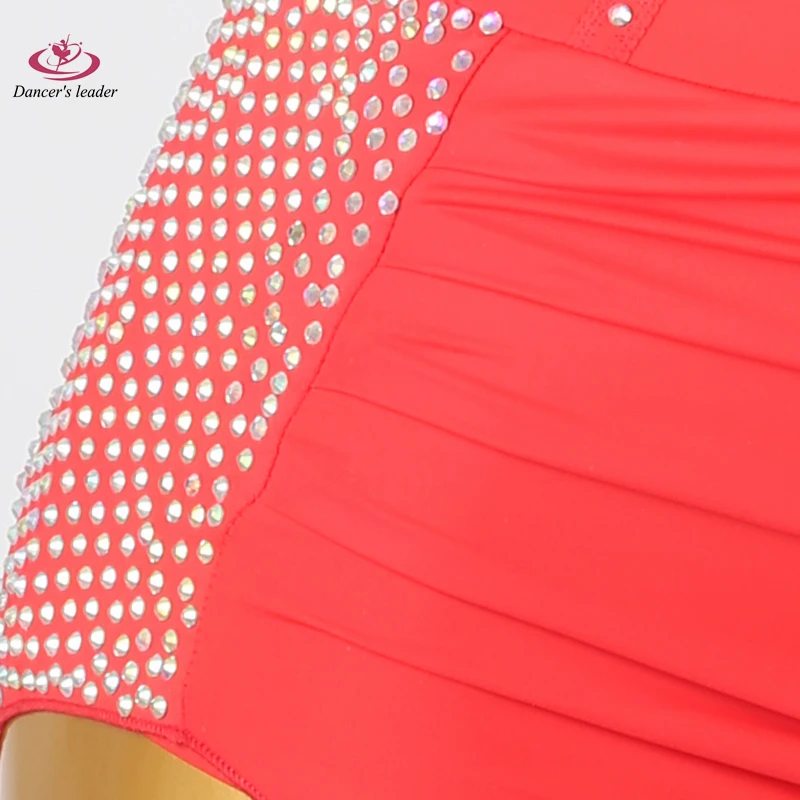 여성, 성인 및 어린이를 위한 라틴 댄스 의상, 고급 맞춤형 슬림핏 캐미솔 드레스, 삼바 퍼포먼스 드레스