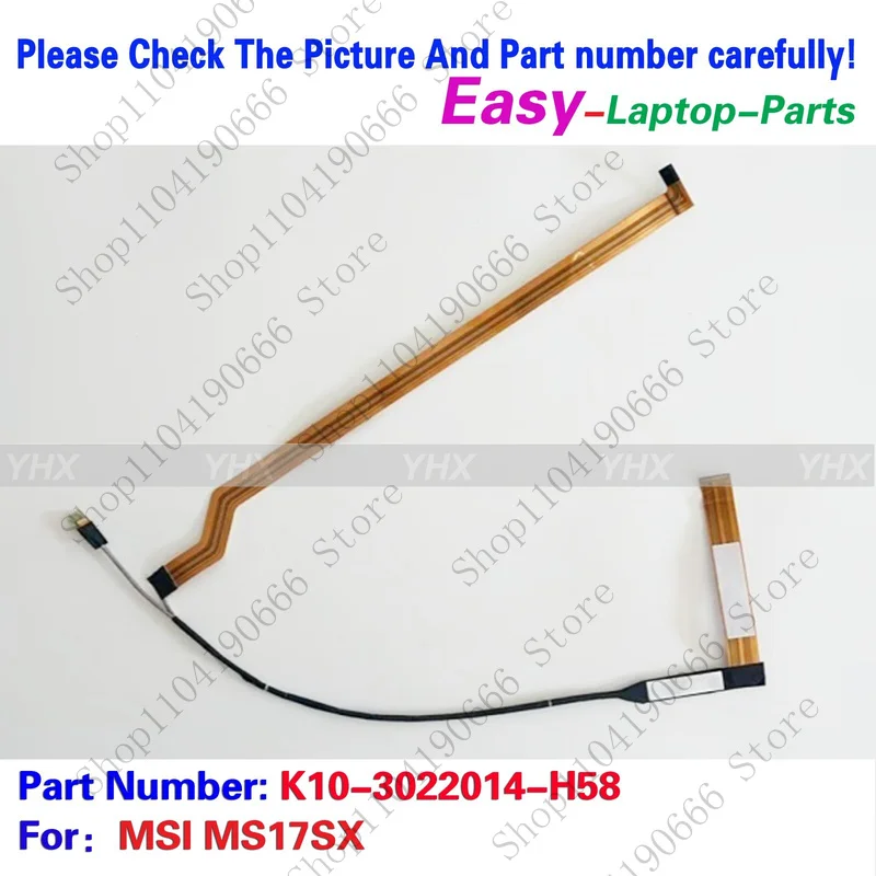 

++Компоненты компьютера для ноутбука, новинка для MSI MS17SX, встроенный кабель для камеры K10-3022014-H58.++