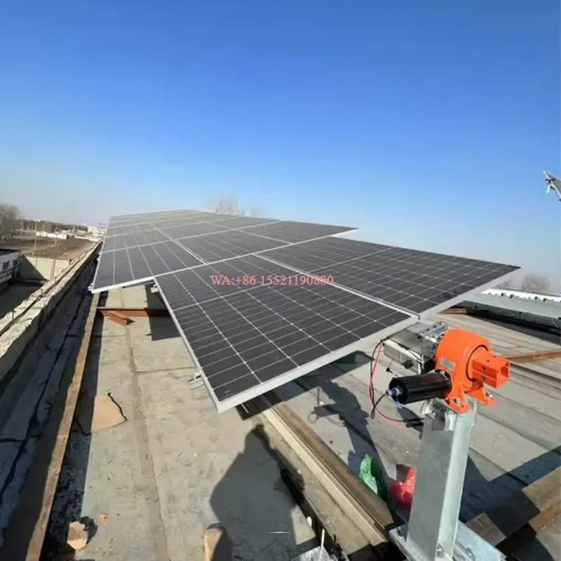 wmwmnu Factory Direct Dual Axis PV Tracking System Solar Tracker for Utility Scale Solar Energy Mounting Structure