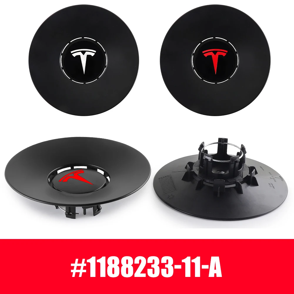 

4 шт., центральная крышка ступицы колеса с логотипом автомобиля, запасные части для Tesla Model Y 2021-2023, автомобильный колпак ступицы, декоративные аксессуары
