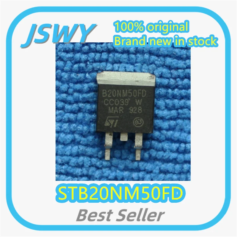

(5/50 pieces) STB20NM50FD STB20NM50 Silkscreen B20NM50FD TO-263 MOS Field Effect Transistor Authentic Spot