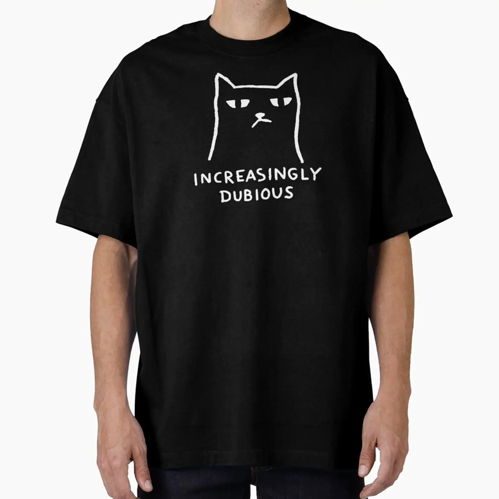 Fox Shiver Increasingly Dubious designed and sold by vintage Washed Breathable Stylish streetwear Top For Everyday Wear Soft