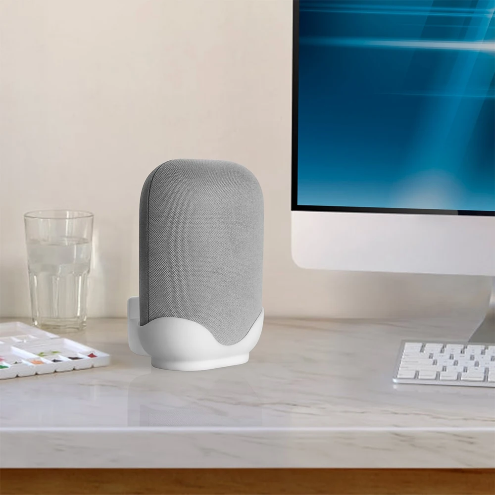 B03B-untuk Braket Audio Google untuk Braket Audio Google Nest Braket Dinding Braket Desktop-Putih