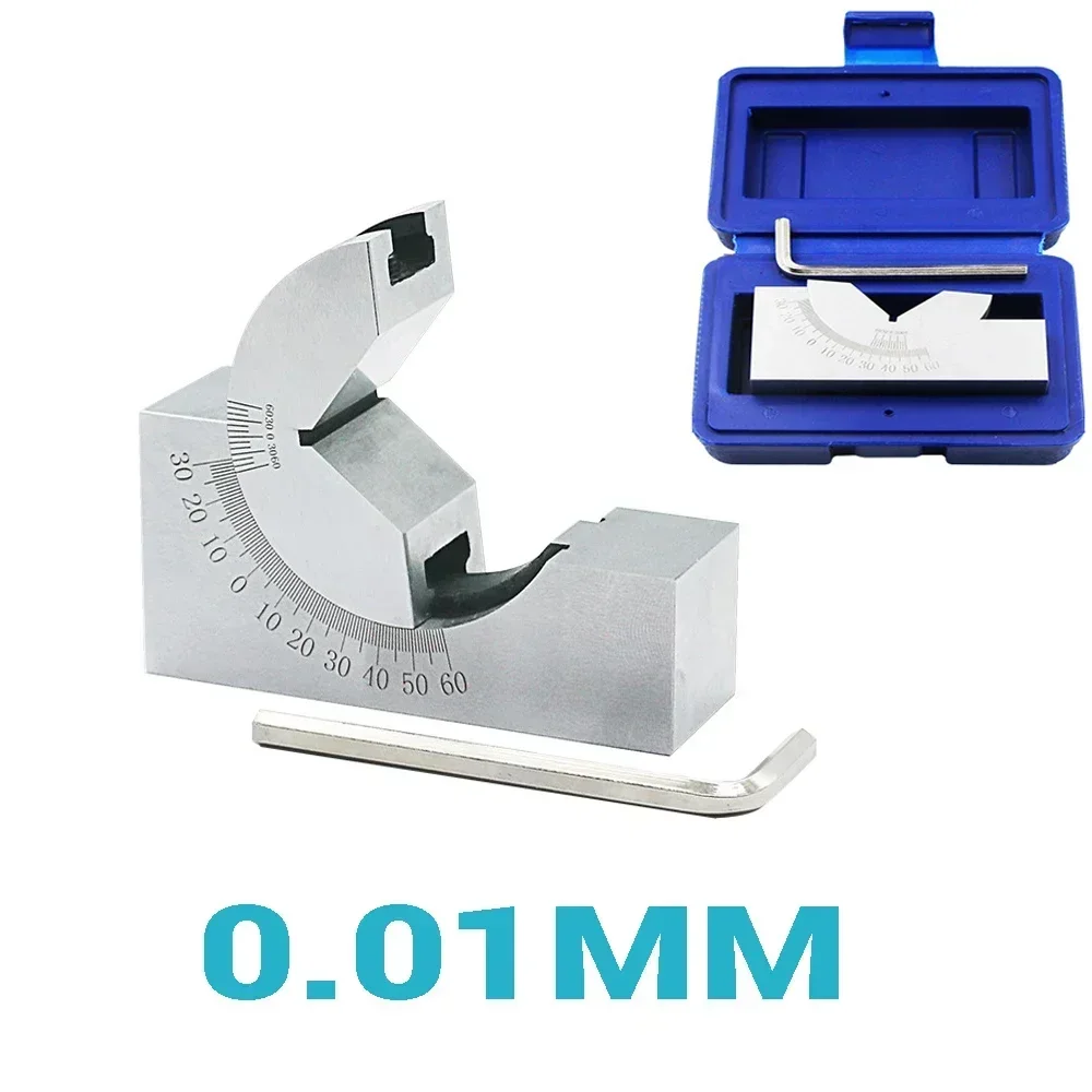 

AP25 0,01 мм фрезерный станок прецизионные детали регулируемая накладка V-образный блок угловой прибор верхний инструмент угломер для измерения
