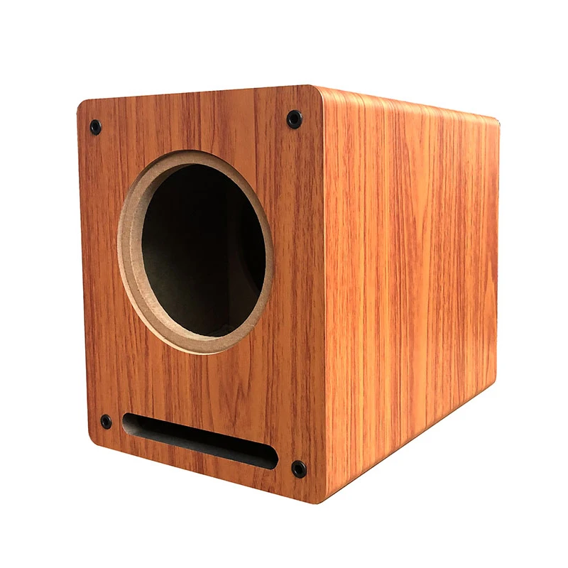 OEM ODM 8-inch Subwoofer Wood Speaker Box Empty Case Audio Enclosure DIY Car Amplifier Subwoofer Body Wooden LoudSpeaker Shell