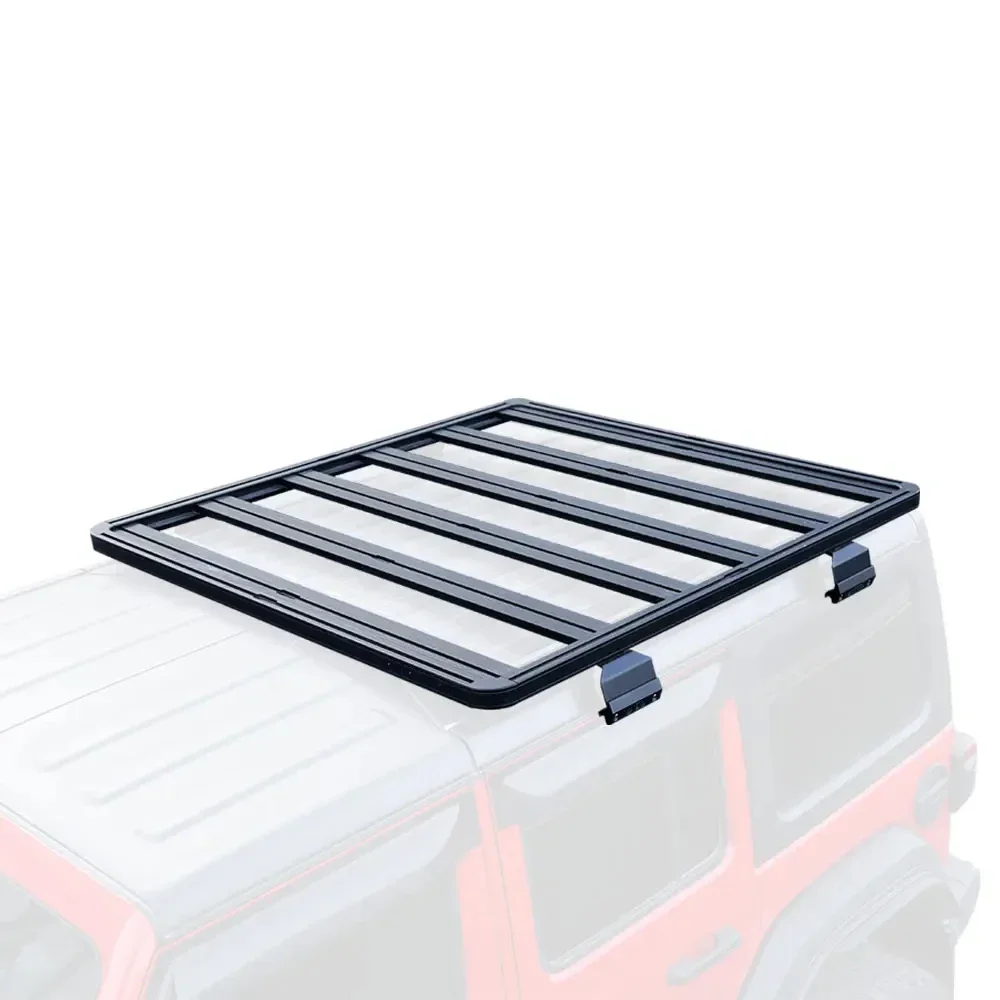 

Supplier Sales Wholesale Luggage Tray 4runner Aluminum Alloy Rail Roof Rack Basket Car Roof Rack For Jeep Wrangler JK