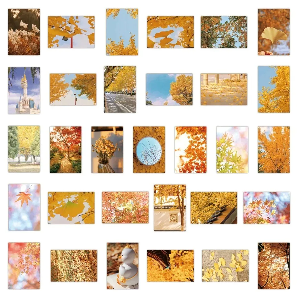 60PCS Landscape Autumn Decay Creative Graffiti Sticker Bike Skateboard DIY Guitar Car Helmet Notebook Computer