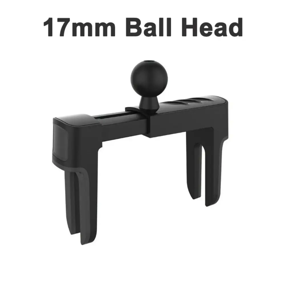 Car Air Vent Clip Mount 17mm Ball Head Base for Round Air Outlet Car Mobile Phone Holder GPS Bracket Accessories