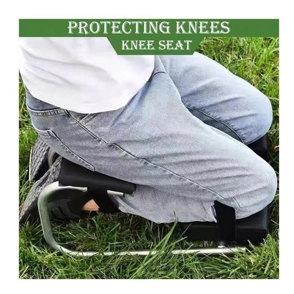 Portable Kneeling Stool Portable Garden Kneeler Seat Protecting Knees Foam Knee Pad Mat Cushion Labor-Saving Tools for Farm Work