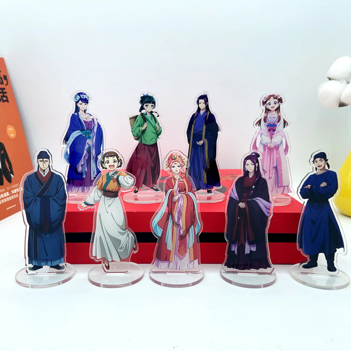 

New Models The Apothecary Diaries Acrylic Stand Maomao Jinshi Gao Shun Anime Desk Display Room Decor Accessories for Friend