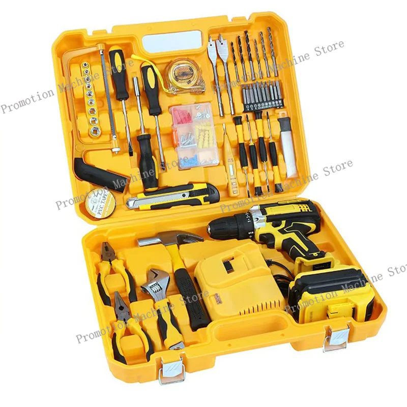 

YYHC-21V Li-ion Tools Sets Electric Drill Tools Set for Home Use Portable Electric Power Tool Sets