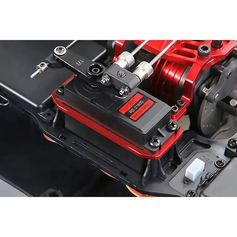 ROFUN LT450 2.4Ghz Remote 4WD 1:5 CNC Sasis Aloi Logam 45CC Kontrol Radio Bahan Bakar Bensin RC Nitro Model Mobil Truk Gas RTR