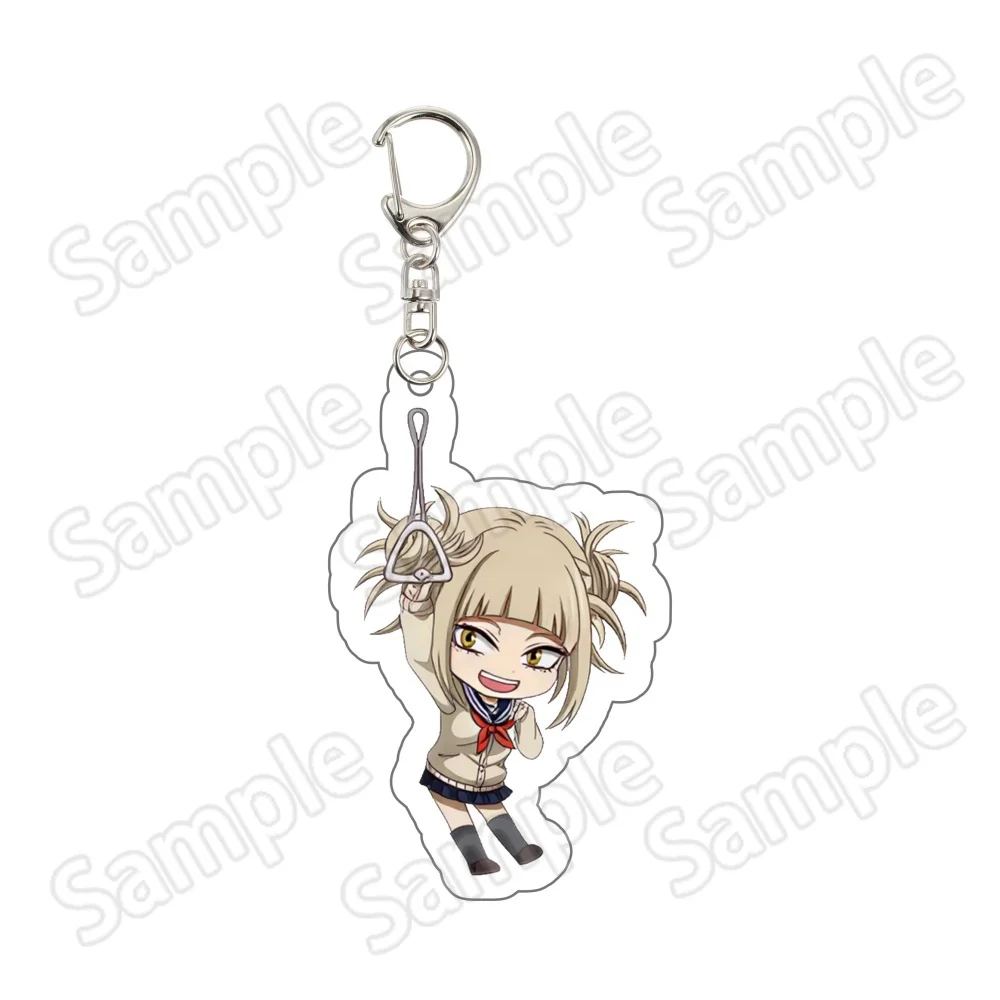 My Hero Academia Bus Version Deku Toga 6cm Acrylic Keychain Key