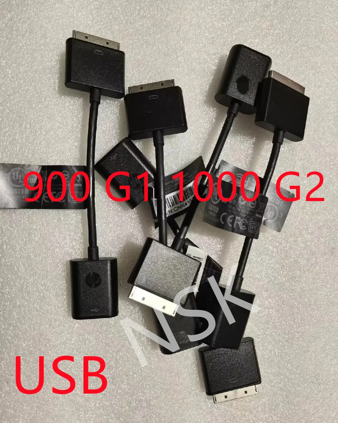 Original 695552-001 adapter for HP ElitePad 900 G1 1000 G2 tablet USB adapter H3N46AA S/N:CNK6068088 OTG Cable test Ok