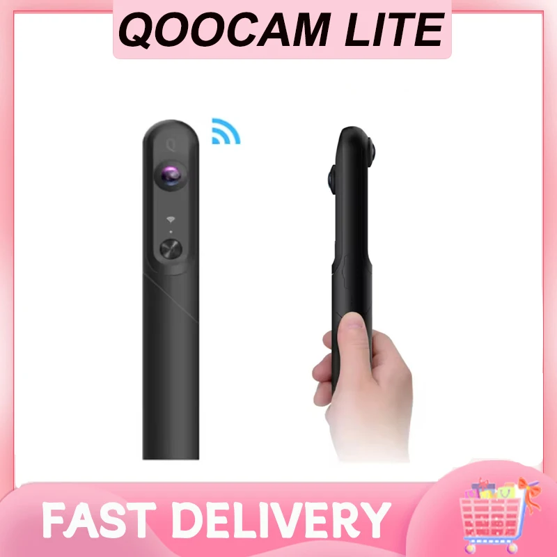 Kandao QooCam Lite 360° Camera Qoocam 360 Camera 2D VR 4K Video HD Panoramic Camera Video Recorder Action Camera Motion Camera