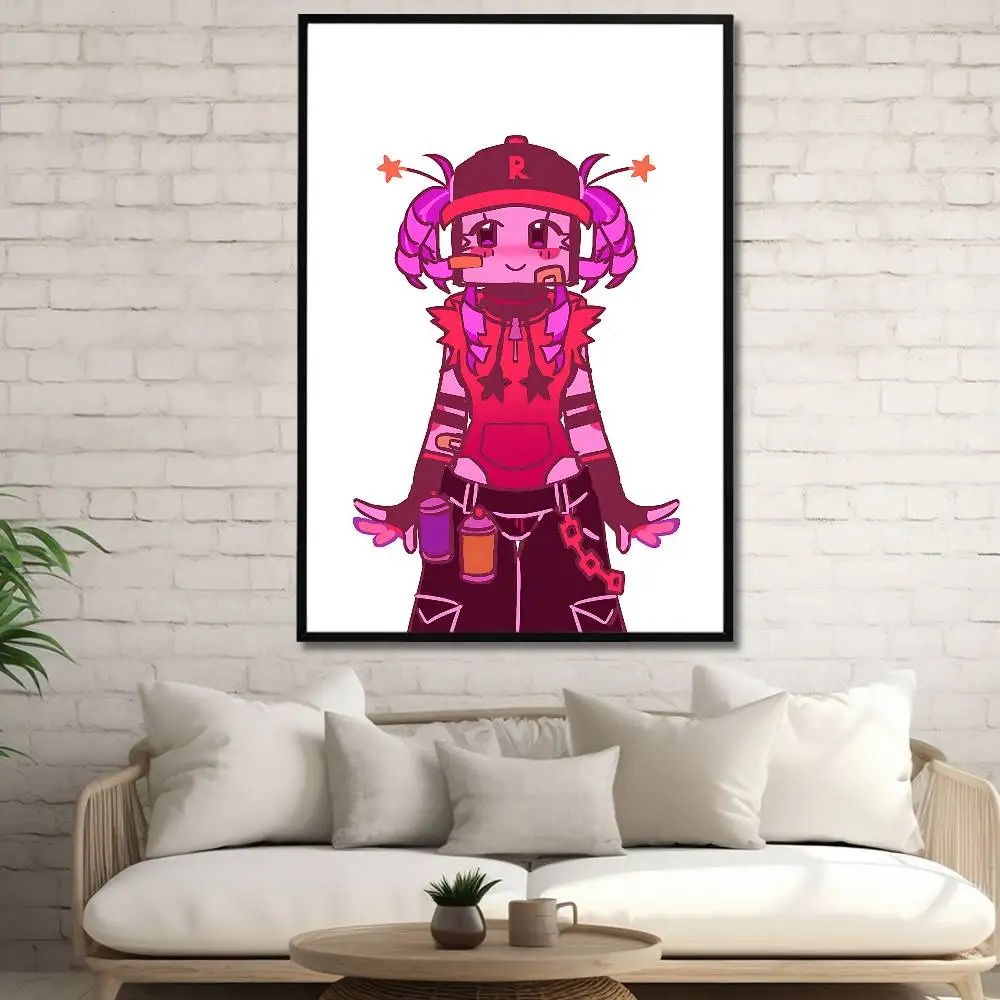 Funny Veeronica F-Forsakens Artists Canvas Painting for Living Room Home Decor Poster Fans Gifts-unframed