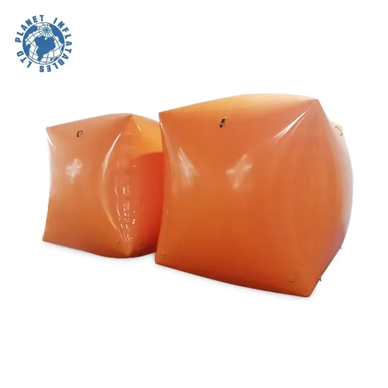 Custom Tetrahedron Race Mark Buoys Inflatable Floating Water Buoy for Triathlon