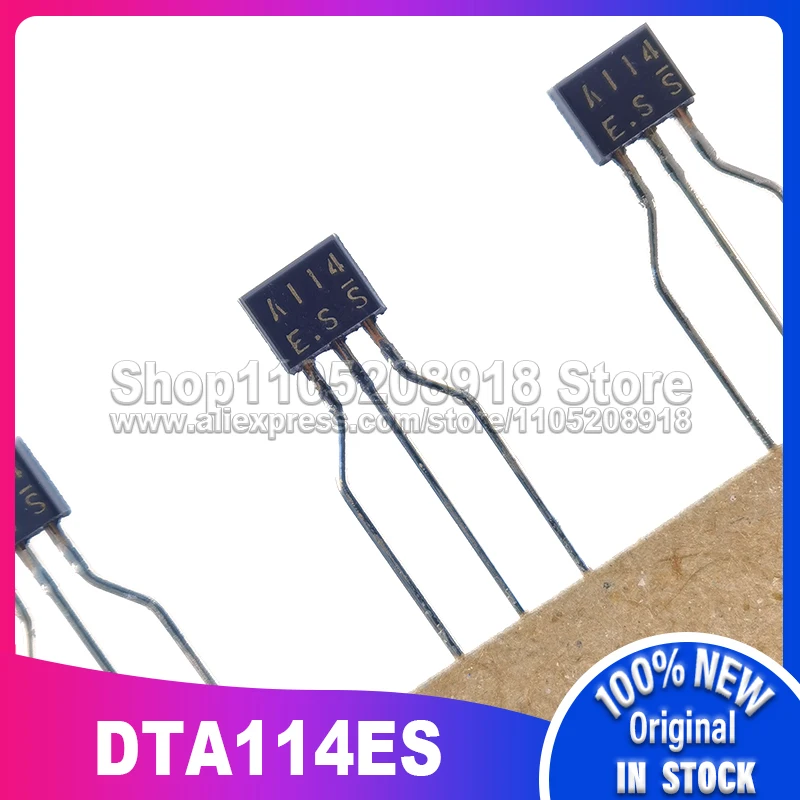 10 ~ 100 قطعة/الوحدة DTA114ES TO-92S A114 ES 100% جديد وأصلي في المخزون #2