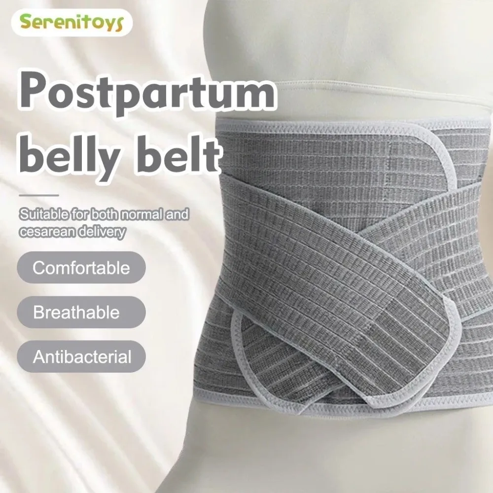 

Fashion Stripe Tummy Control Shapewear Mesh Postpartum Waist Trainer Shapewear Puerperal Corset Girdle Body Shaper Women