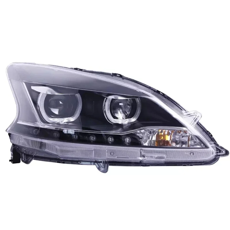

Передняя фара в сборе для Nissan Sylphy Sentra 2012-2015 с ангельскими глазами, автомобильные аксессуары