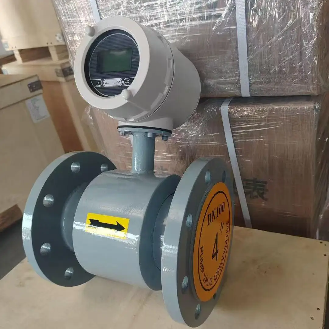China Factory Offers Carbon Steel Electromagnetic Flowmeter OEM Customizable For Various Industries