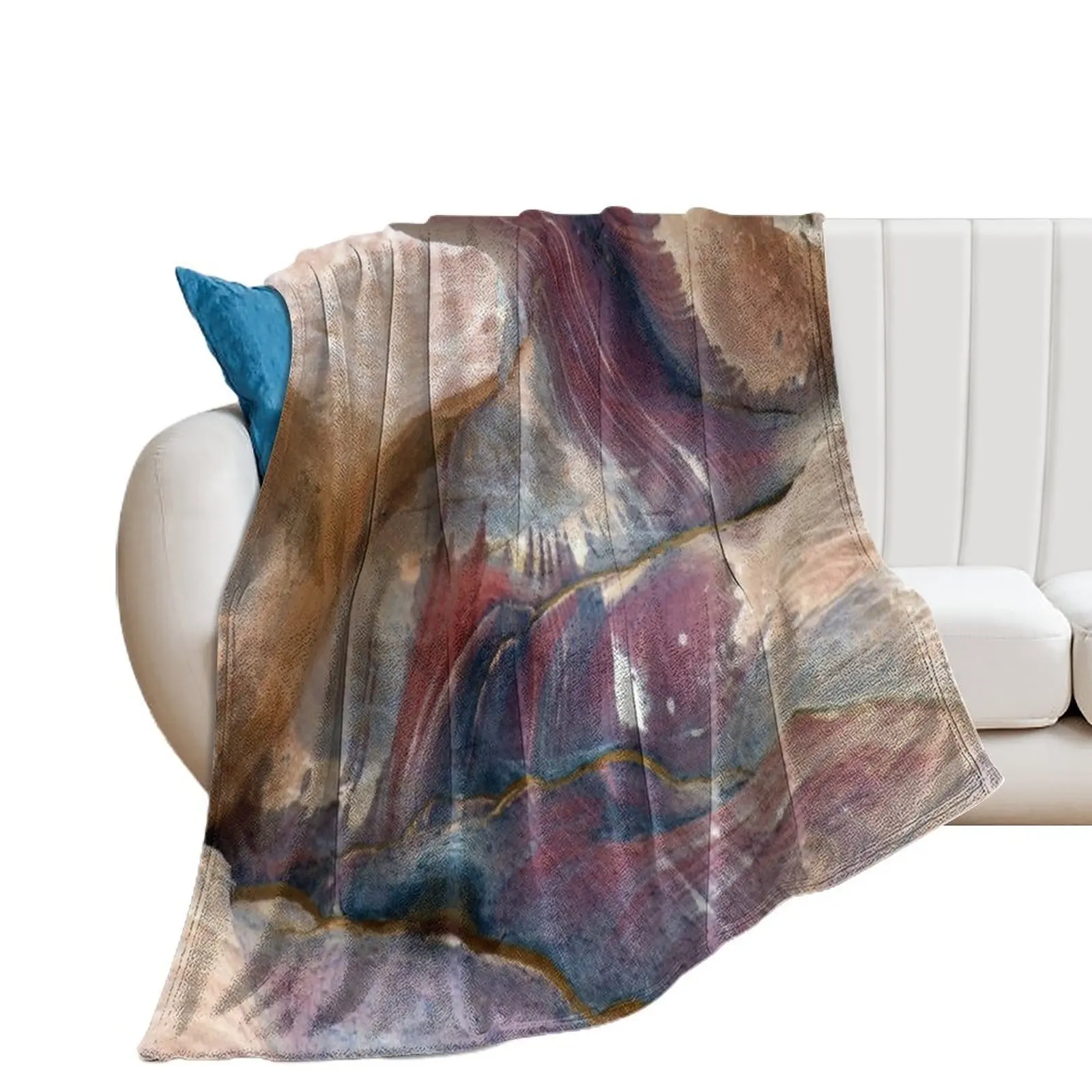 

Colorful Sandstone Rock Face Texture Throw Blanket Bed Luxury Thicken funny gift Bed covers Blankets