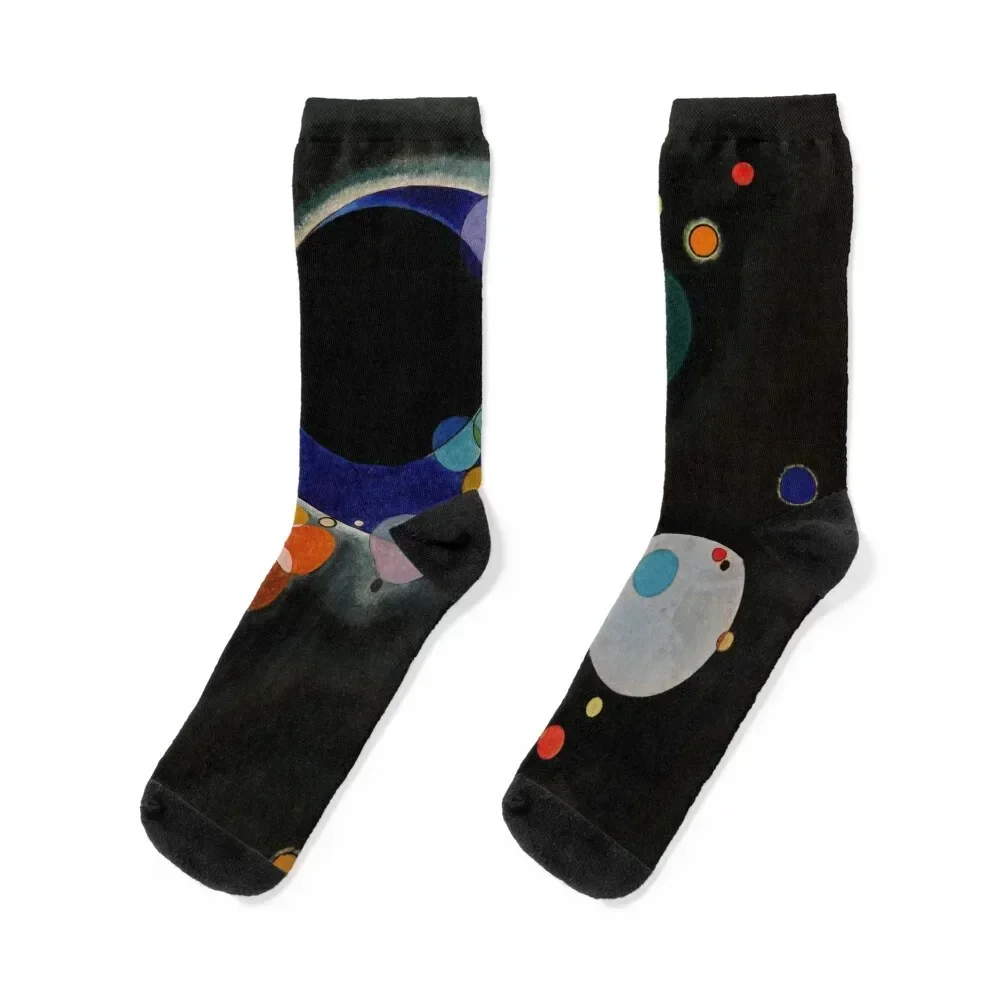 

Wassily Kandinsky - Several Circles - Bauhaus Art Socks christmas gift retro halloween Boy Child Socks Women's