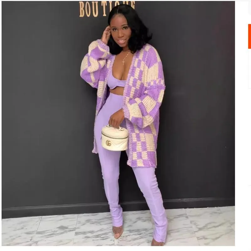 

Женский повседневный свободный вязаный свитер с фонариком Све, открытый кардиган с рисунком весеннего сезона, женский трикотаж из волокна