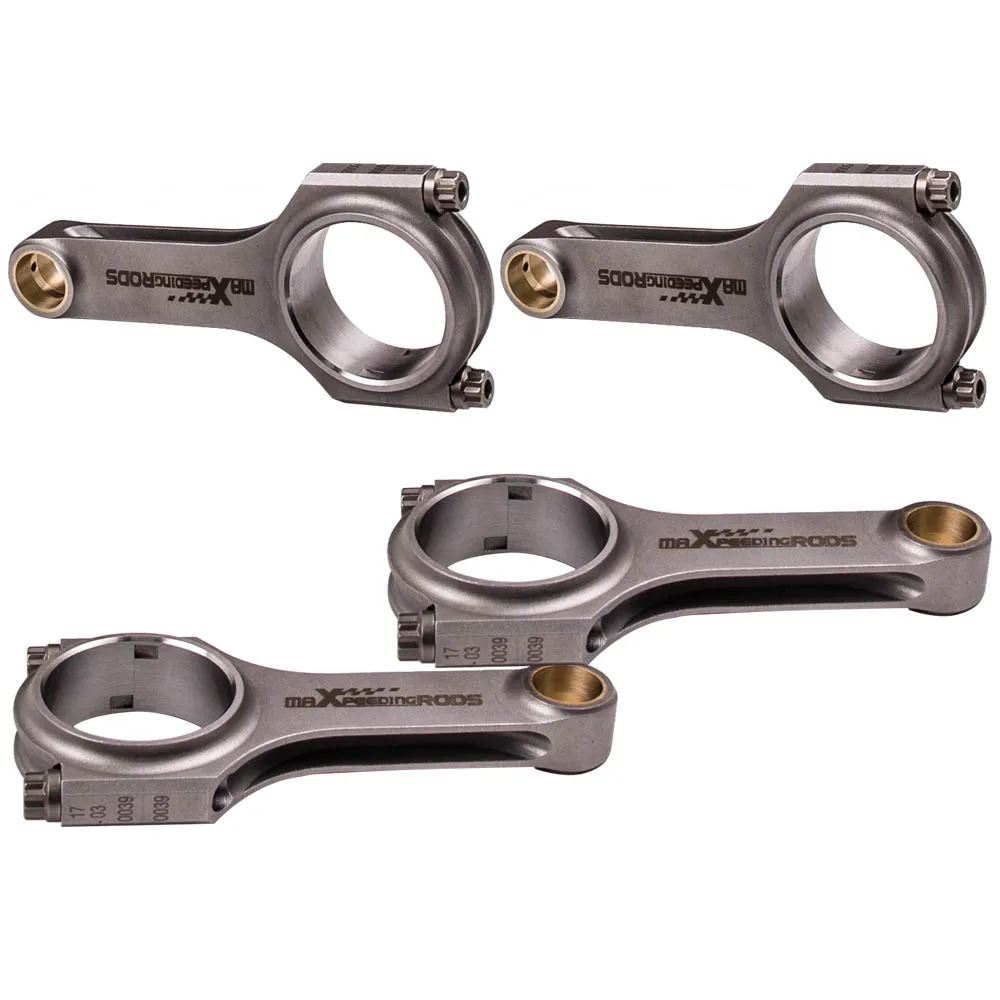 Conrod 144 มม.เพลา H 4340 Racing แท่งเชื่อมต่อสําหรับ BMW E30S14B23 L4 ARP2000