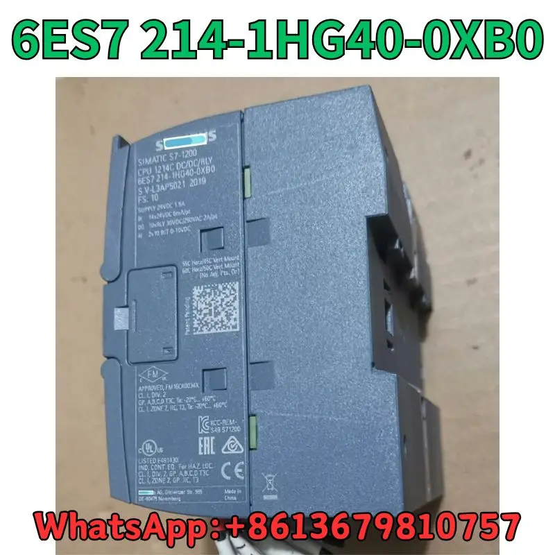 second-hand Module 6ES7 214-1HG40-0XB0 test OK Fast Shipping