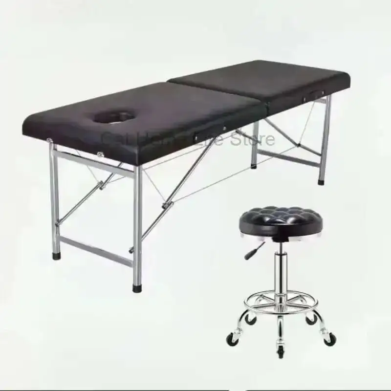 

Massage Bed Table Beauty Equipment Folding Chair Beds Tattoo Salon Professional Chiropractic Thai Pilates Lit Pliant Portable