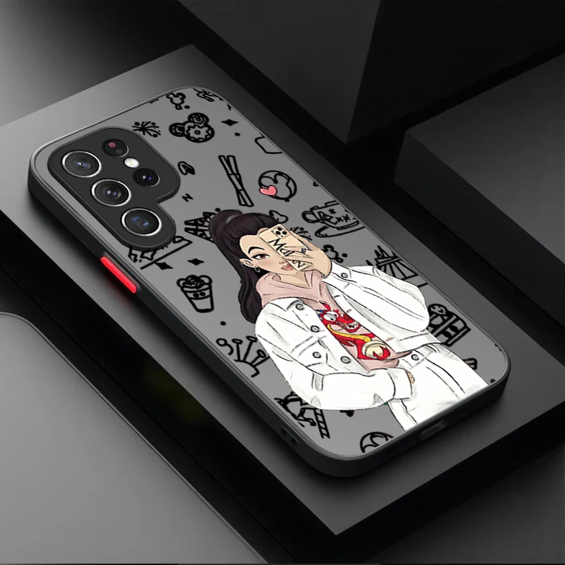 ديزني الأميرة Selfie ماتي الحال بالنسبة Xiaomi Poco X7 X6 X5 X4 GT X3 NFC F6 F5 F4 F3 GT M5 M5S M6 Pro 4G 5G C55 C65 C75 C61 C71