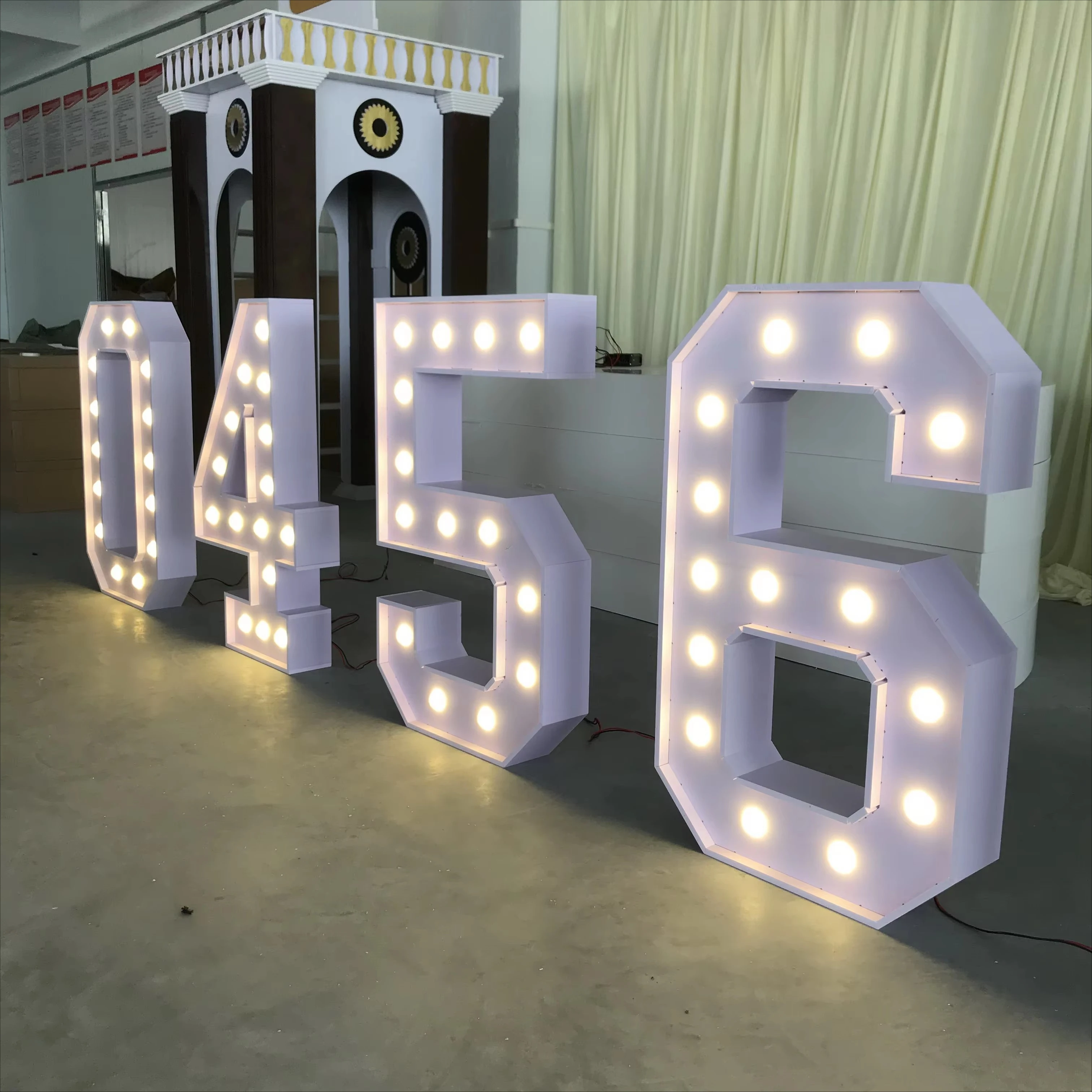 Large LED Marquee Love Letter Number Sign
